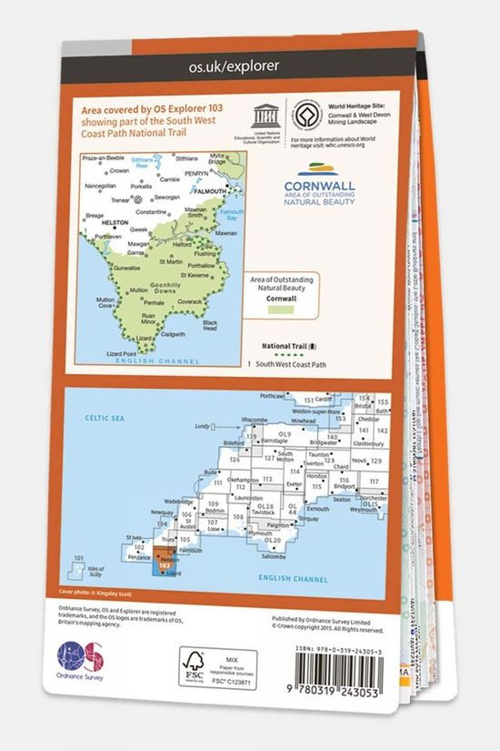 Explorer Map 103 The Lizard 2 Explorer Map 103 The Lizard
