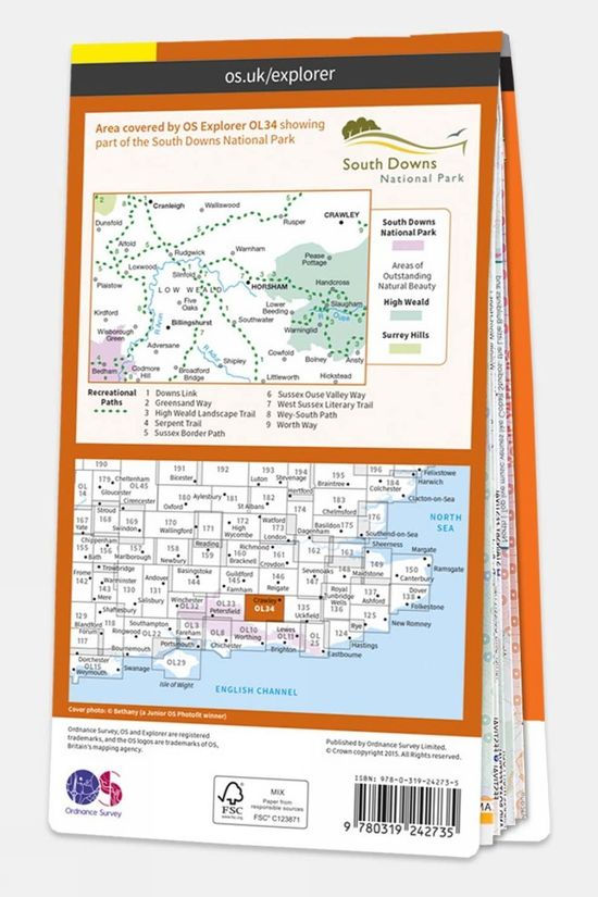 Explorer Map OL34 Crawley and Horsham 2 Explorer Map OL34 Crawley and Horsham