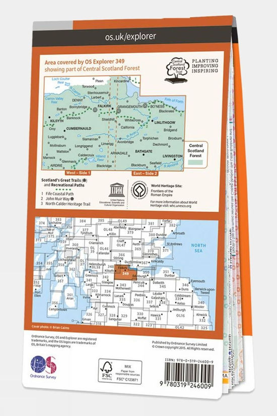 Explorer Map 349 Falkirk, Cumbernauld and Livingston 2 Explorer Map 349 Falkirk, Cumbernauld and Livingston