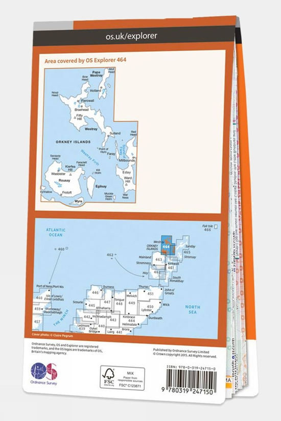 Active Explorer Map 464 Orkney - Westray, Papa Westray, Rousay, Egilsay and Wyre 2 Active Explorer Map 464 Orkney - Westray, Papa Westray, Rousay, Egilsay and Wyre
