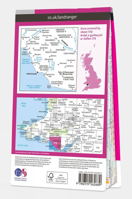 Landranger Map 170 Vale of Glamorgan 2 Landranger Map 170 Vale of Glamorgan