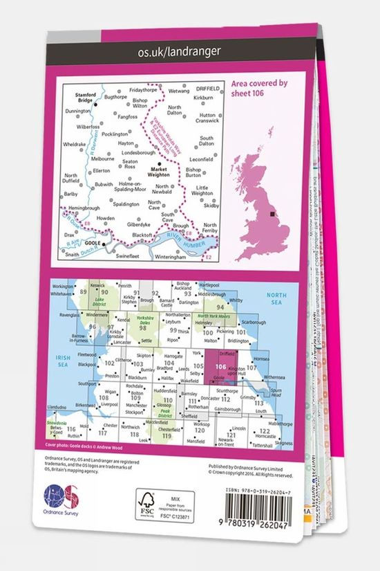 Active Landranger Map 106 Market Weighton 2 Active Landranger Map 106 Market Weighton