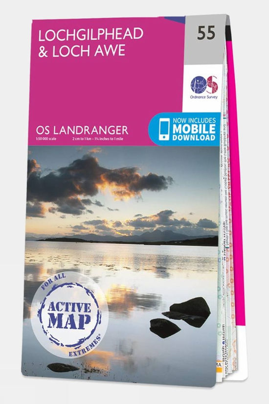 Active Landranger Map 55 Lochgilphead and Loch Awe 1 Active Landranger Map 55 Lochgilphead and Loch Awe