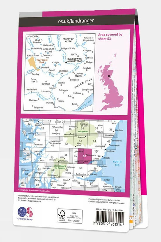 Landranger Map 53 Blairgowrie and Rattray 2 Landranger Map 53 Blairgowrie and Rattray