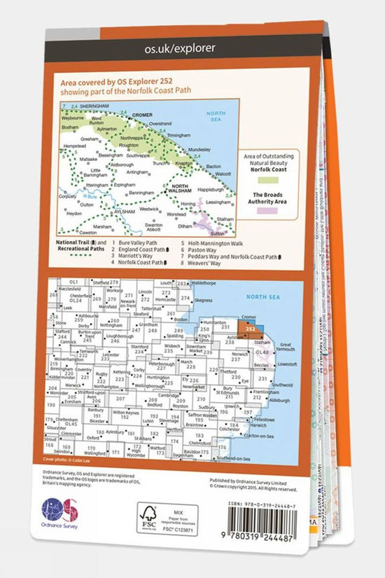 Active Explorer Map 252 Norfolk Coast East 2 Active Explorer Map 252 Norfolk Coast East