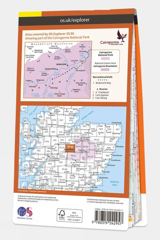 Explorer Map OL56 Badenoch and Upper Strathspay 2 Explorer Map OL56 Badenoch and Upper Strathspay