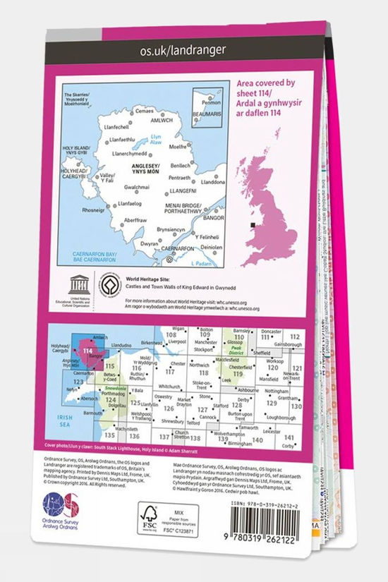 Active Landranger Map 114 Anglesey 2 Active Landranger Map 114 Anglesey