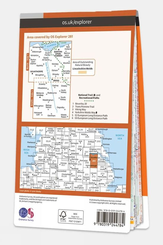 Active Explorer Map 281 Ancholme Valley 2 Active Explorer Map 281 Ancholme Valley