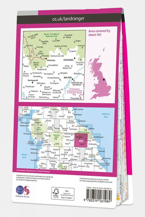 Landranger Map 100 Malton and Pickering 2 Landranger Map 100 Malton and Pickering