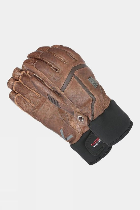 Mens Off Piste Leather Gloves