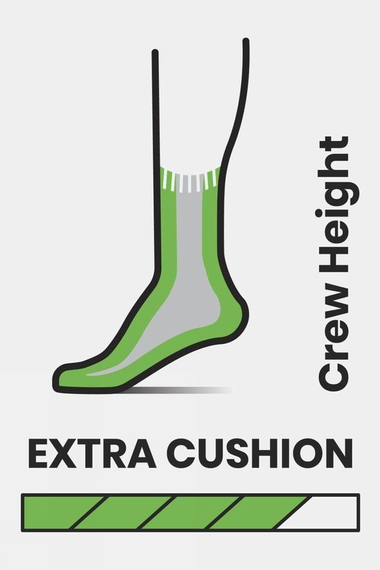 Mens Classic Edition Extra Cushion Crew Socks 2 Mens Classic Edition Extra Cushion Crew Socks