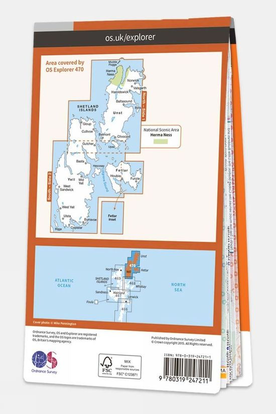 Active Explorer Map 470 Shetland - Unst, Yell and Fetlar 2 Active Explorer Map 470 Shetland - Unst, Yell and Fetlar