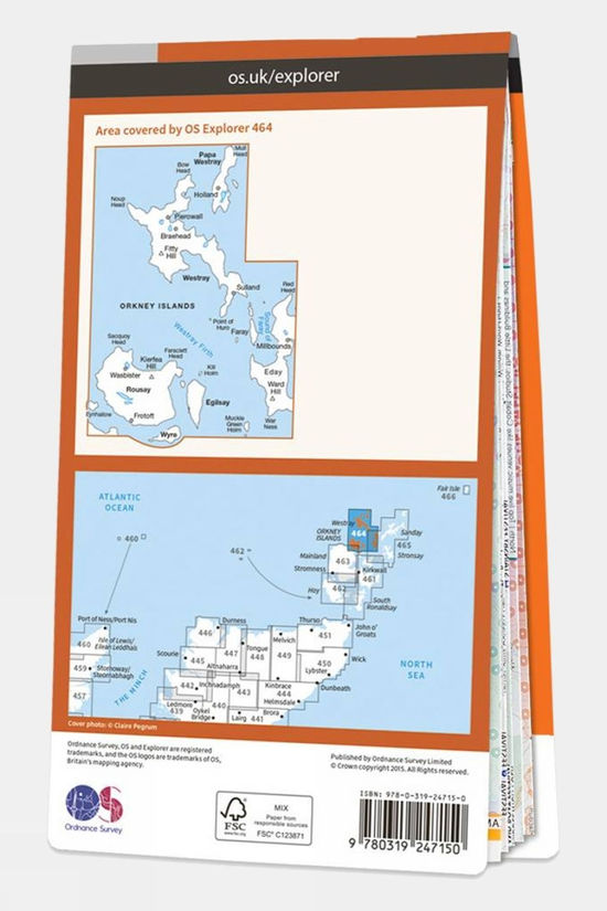 Explorer Map 464 Orkney - Westray, Papa Westray, Rousay, Egilsay and Wyre 2 Explorer Map 464 Orkney - Westray, Papa Westray, Rousay, Egilsay and Wyre