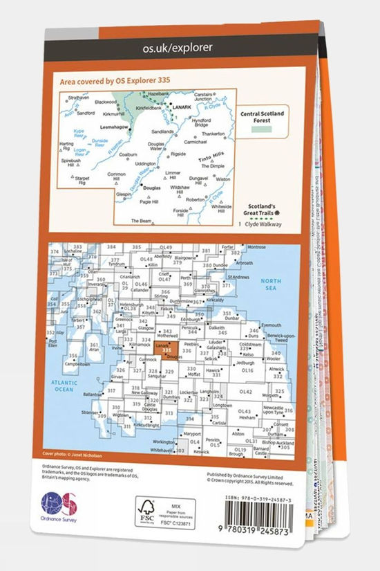 Explorer Map 335 Lanark and Tinto Hills 2 Explorer Map 335 Lanark and Tinto Hills