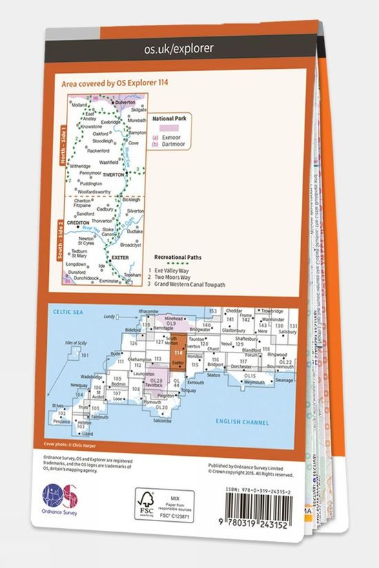 Explorer Map 114 Exeter and The Exe Valley 2 Explorer Map 114 Exeter and The Exe Valley