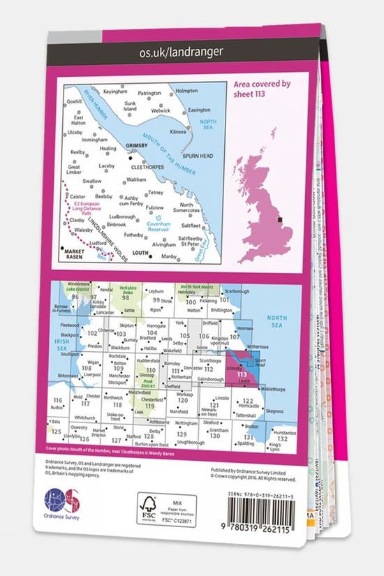 Landranger Map 113 Grimsby 2 Landranger Map 113 Grimsby