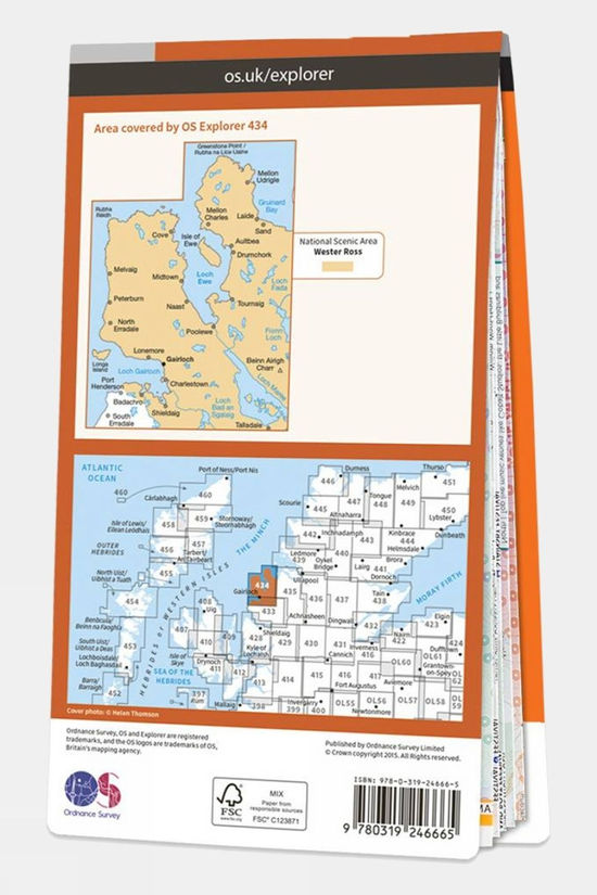 Explorer Map 434 Gairloch and Loch Ewe 2 Explorer Map 434 Gairloch and Loch Ewe